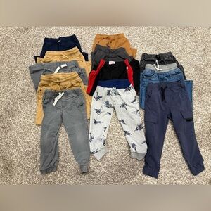 12 Pairs of 3T Pants, Cat & Jack, Marvel & Old Navy brand.